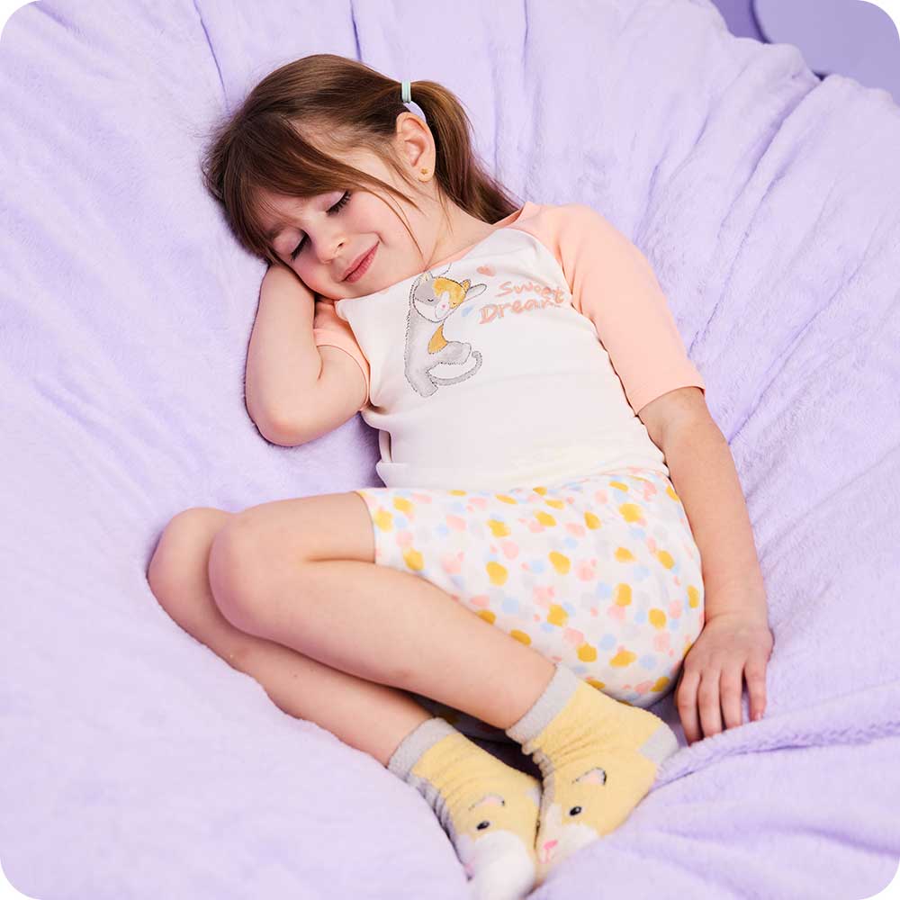 Calico Cat Shorties Pajamas - Calm Comfort