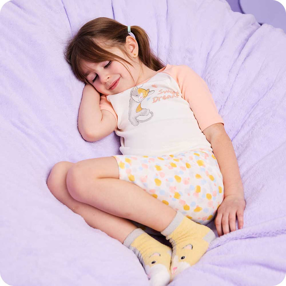 Calico Cat Shorties Pajamas - Calm Comfort