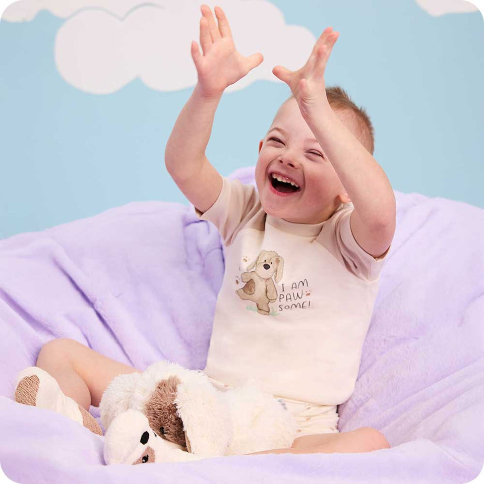 Puppy Shorties Pajamas - Snuggle Soft