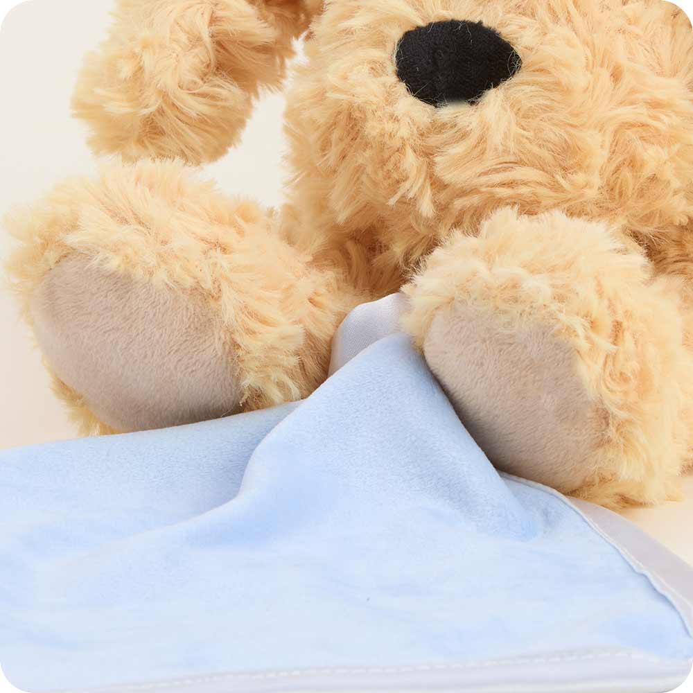 Golden Dog Blankie Warmies - Cozy Glow