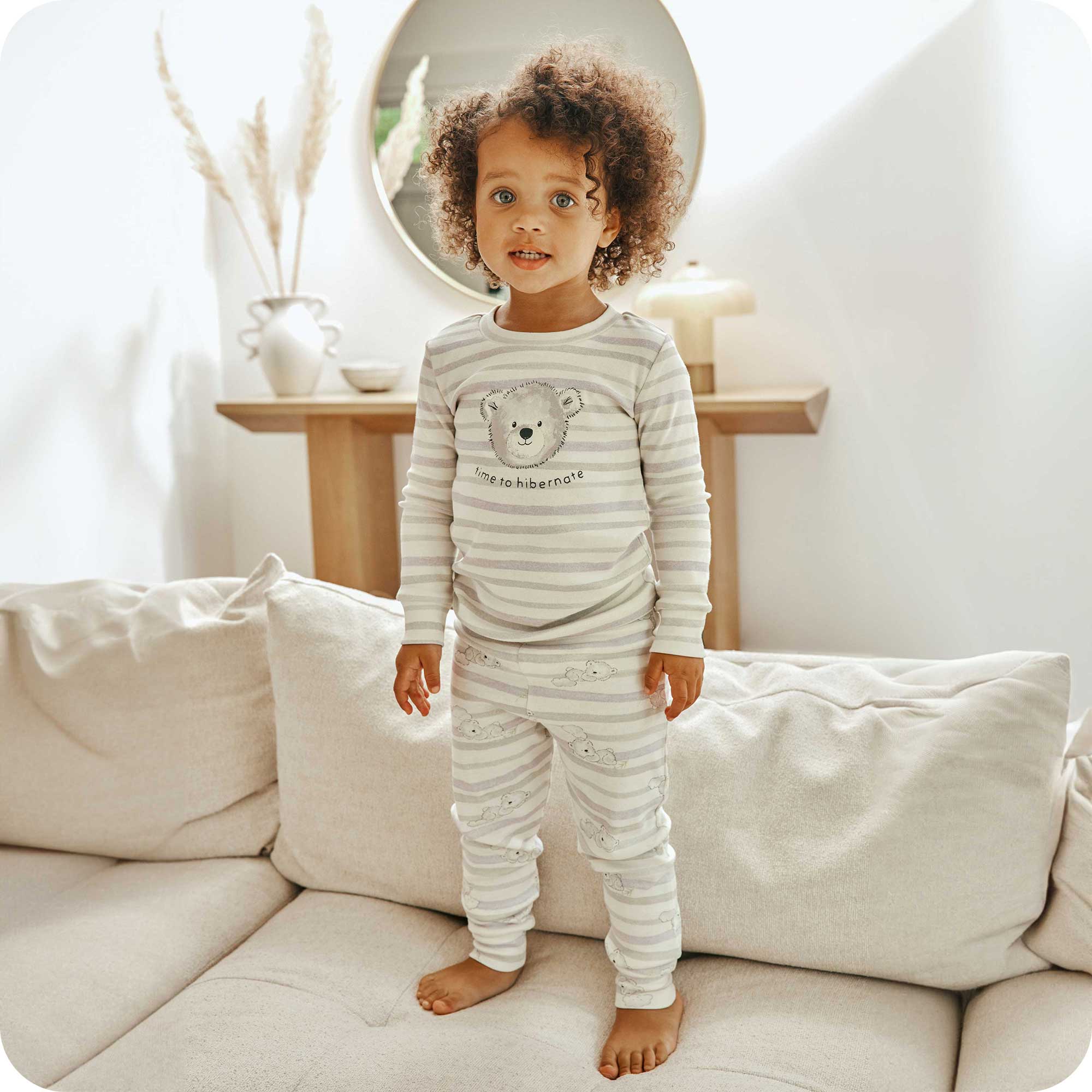 Marshmallow Bear Long Pajamas - Gift Ready