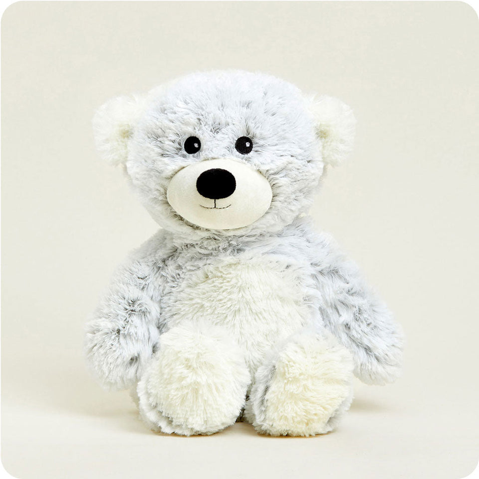 Gray Marshmallow Bear Warmies - Fresh Notes