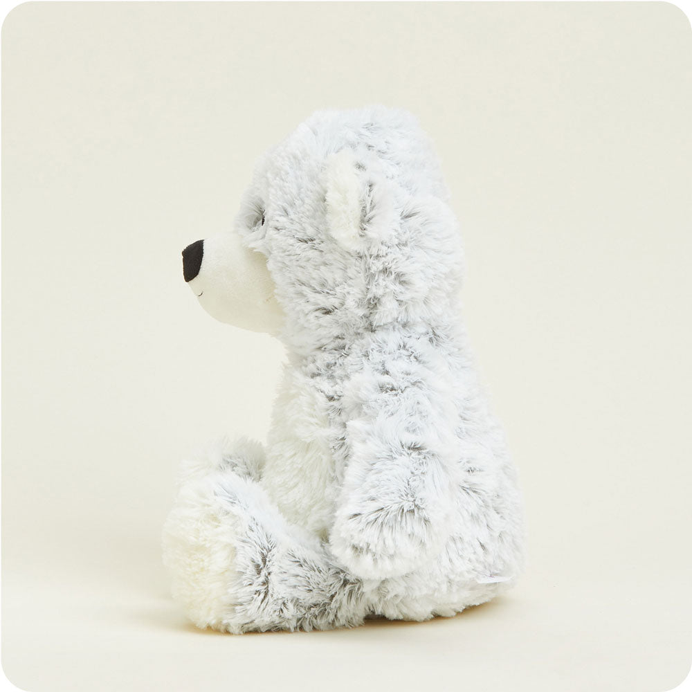 Gray Marshmallow Bear Warmies - Fresh Notes
