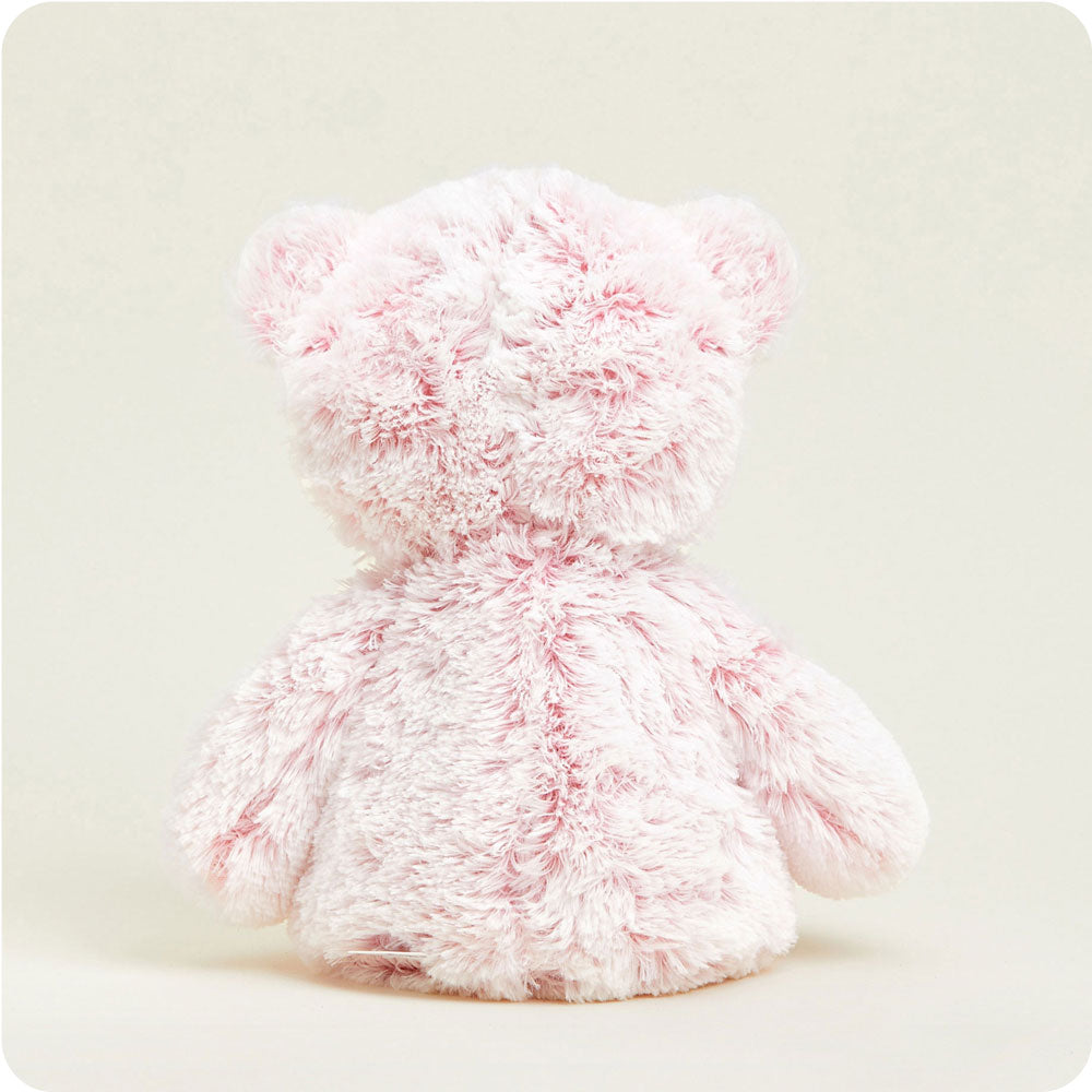 Pink Marshmallow Bear Warmies - Cozy Glow