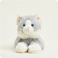 Laying Down Gray Cat Warmies - Bright Scent
