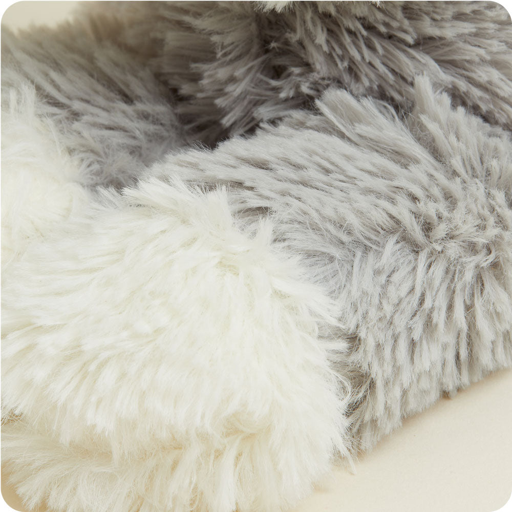 Laying Down Gray Cat Warmies - Bright Scent