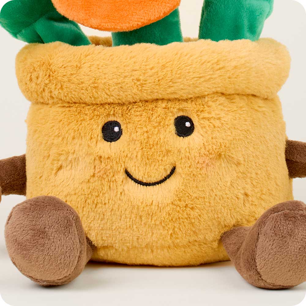 Orange Flower Pot Warmies - Warm Blend