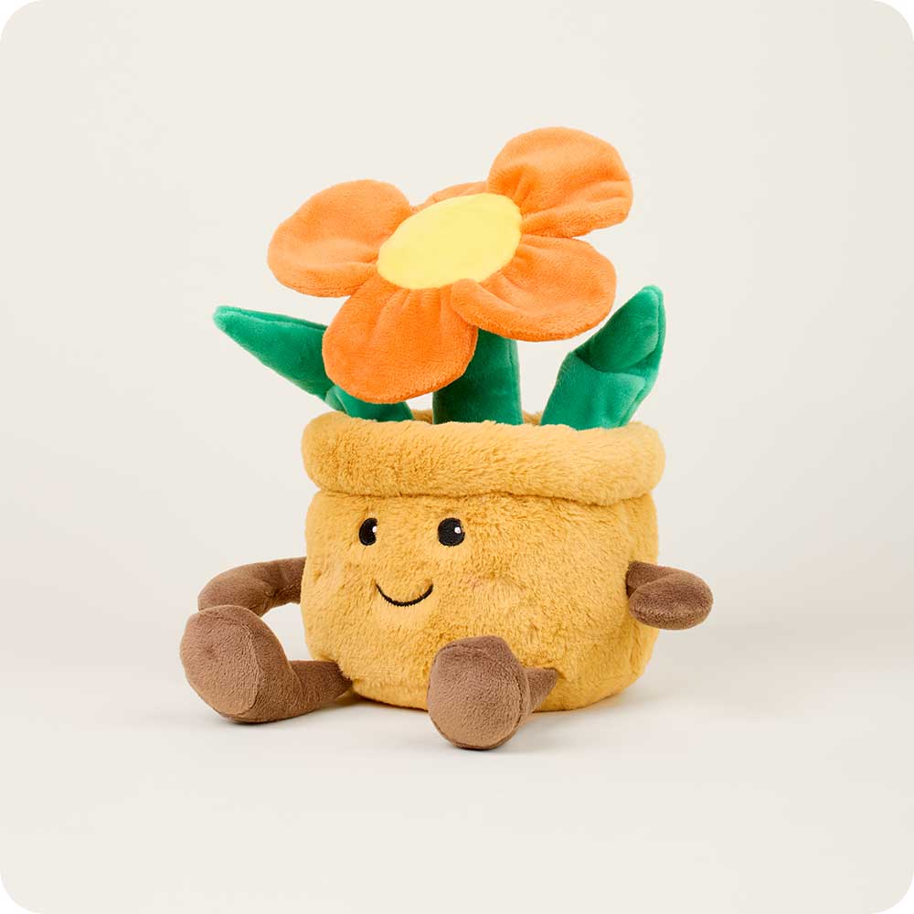 Orange Flower Pot Warmies - Warm Blend