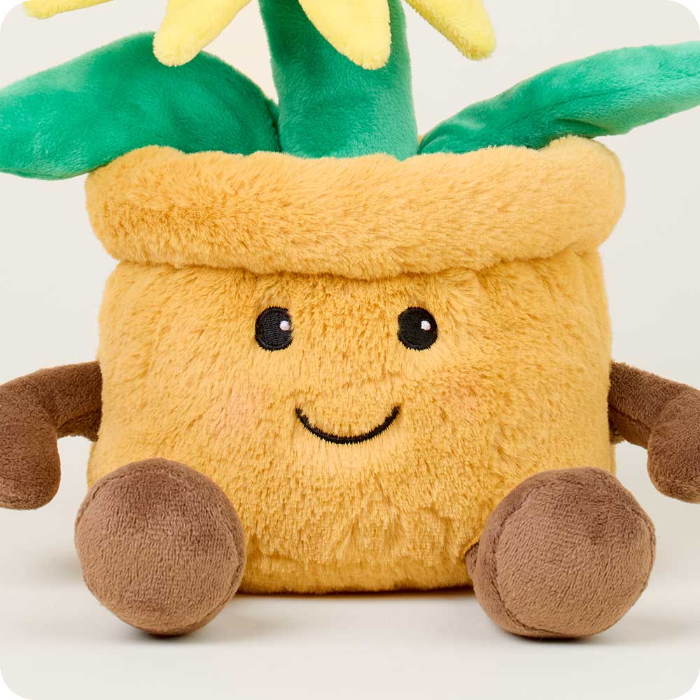 Yellow Flower Pot Warmies - Fresh Notes