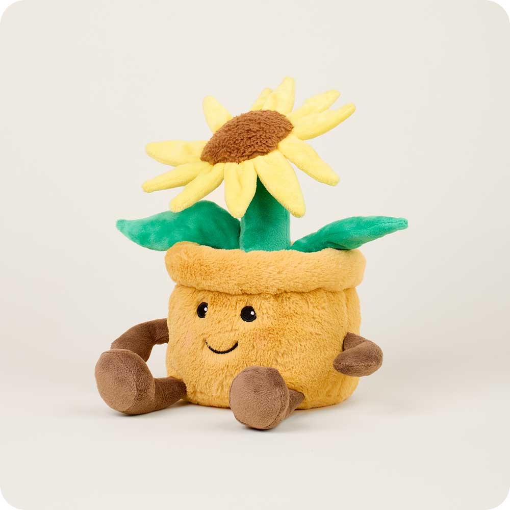 Yellow Flower Pot Warmies - Fresh Notes