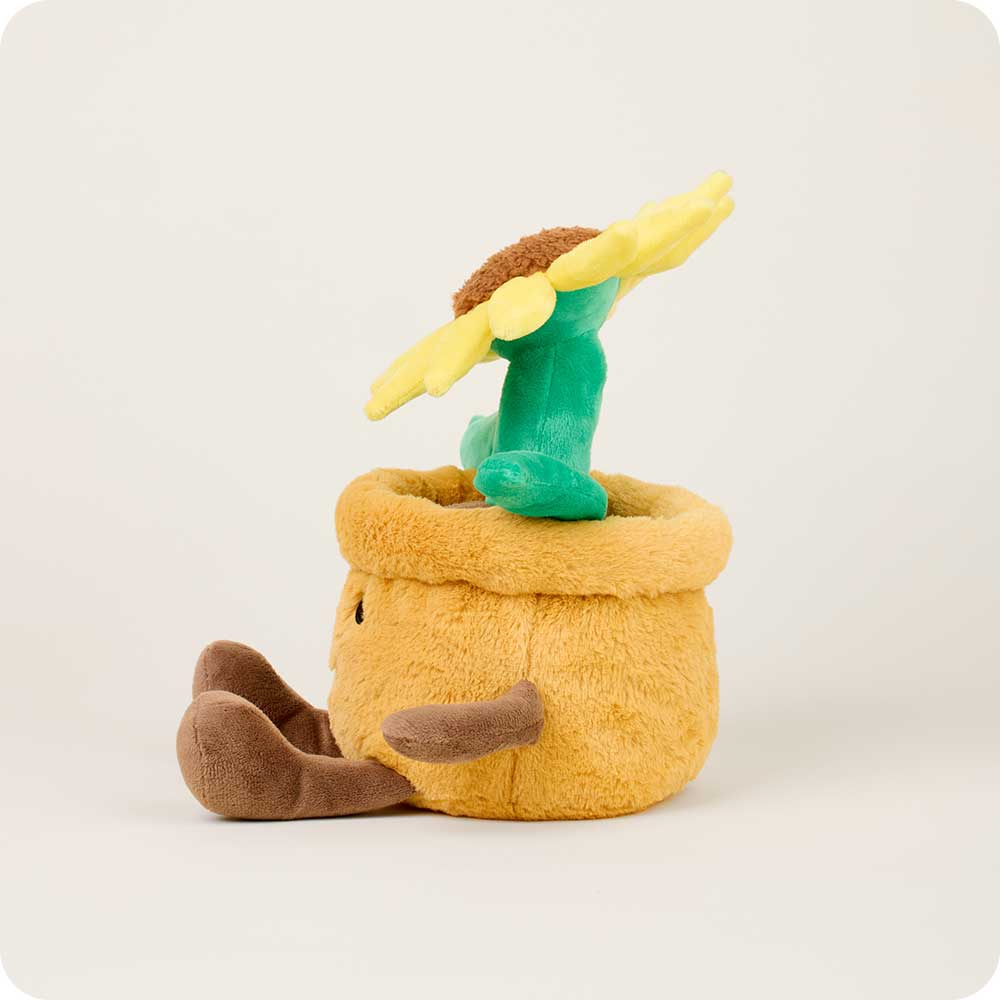Yellow Flower Pot Warmies - Fresh Notes