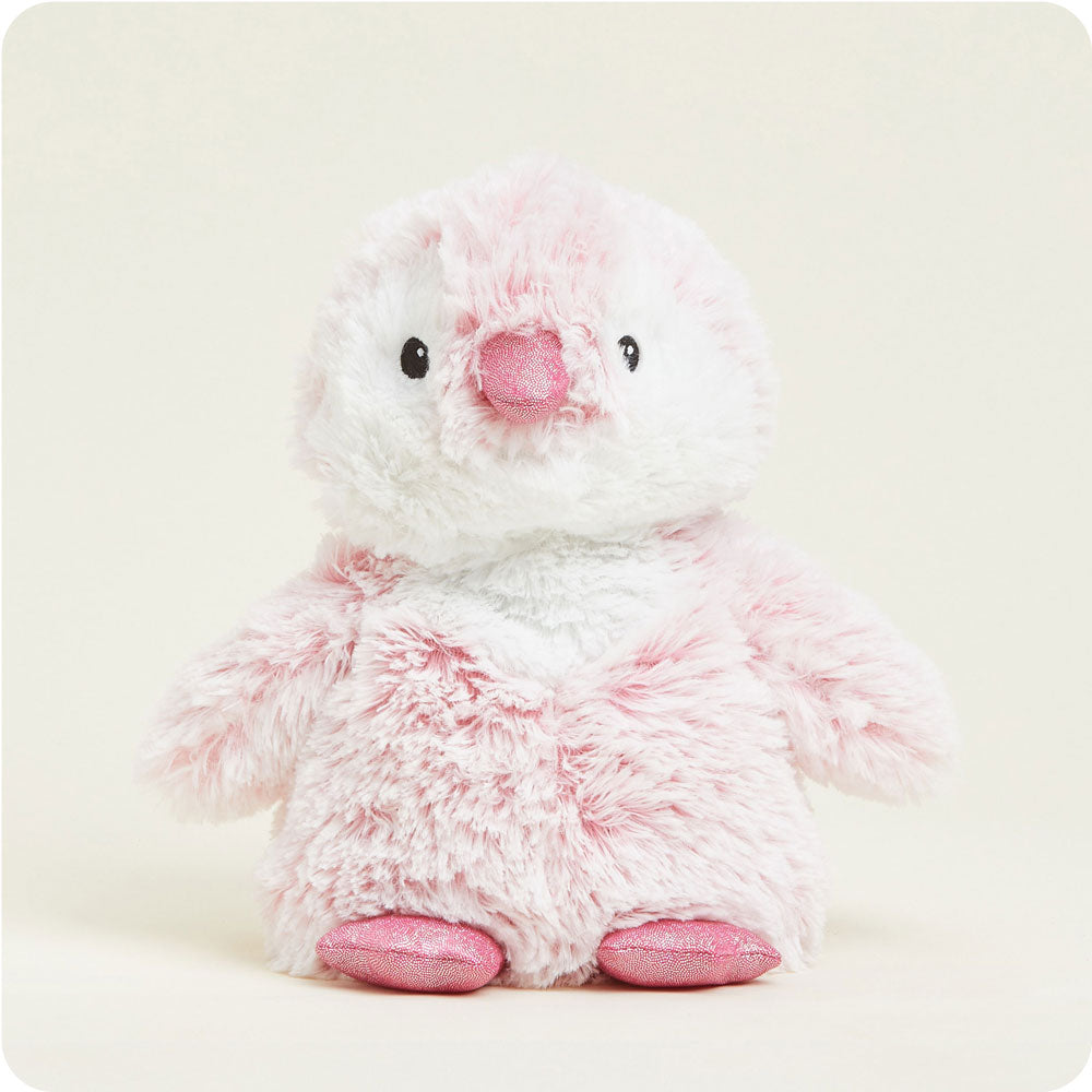 Pink Penguin Warmies - Soft Glow
