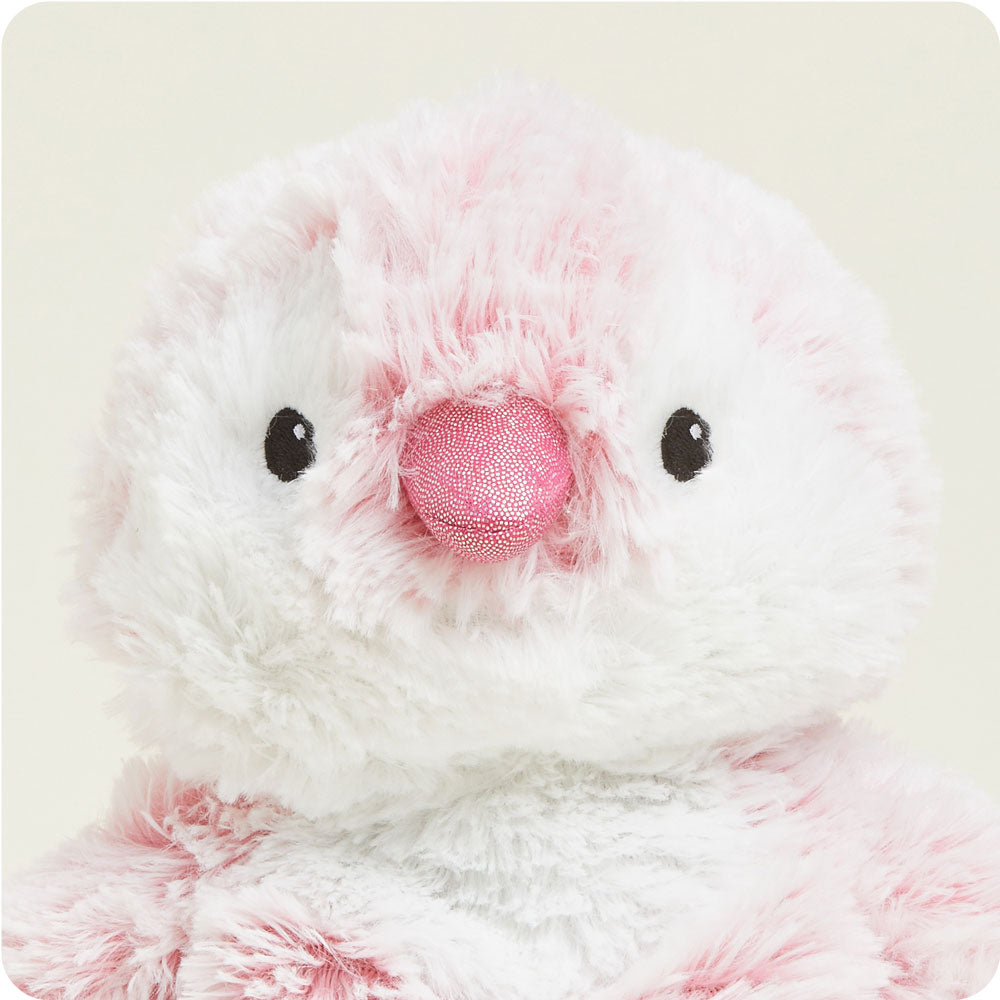 Pink Penguin Warmies - Soft Glow