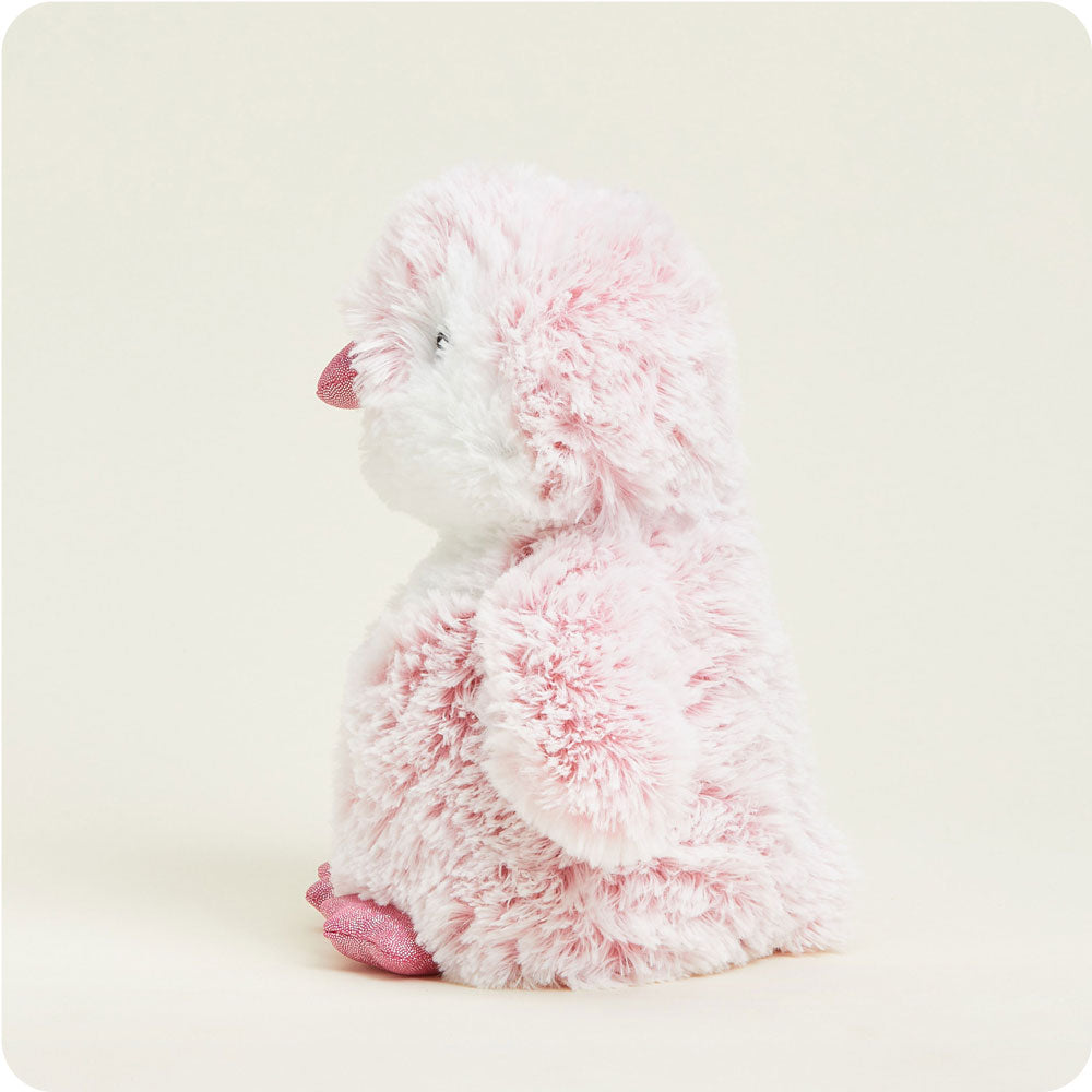 Pink Penguin Warmies - Soft Glow