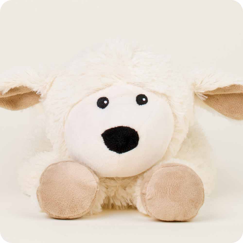 Laying Down Sheep Warmies - Cozy Glow