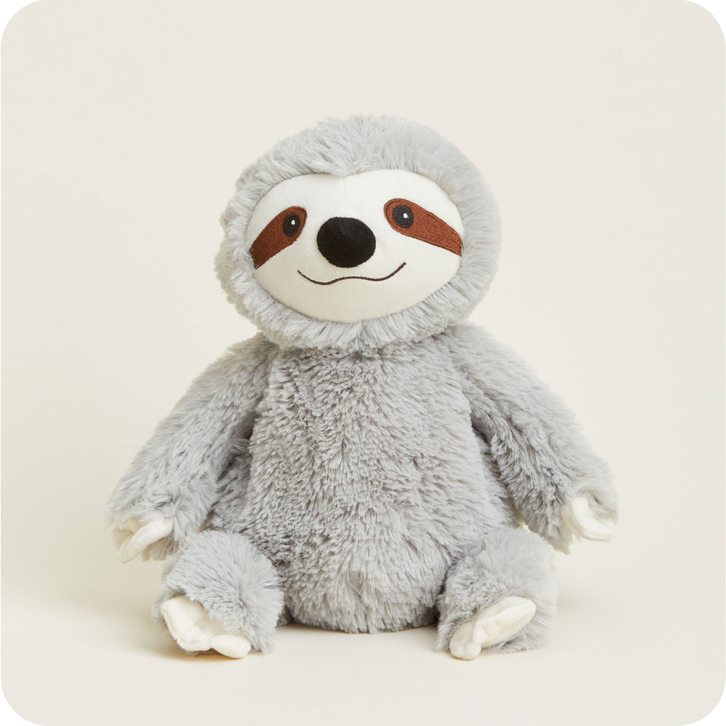 Gray Sloth Warmies - Cozy Glow