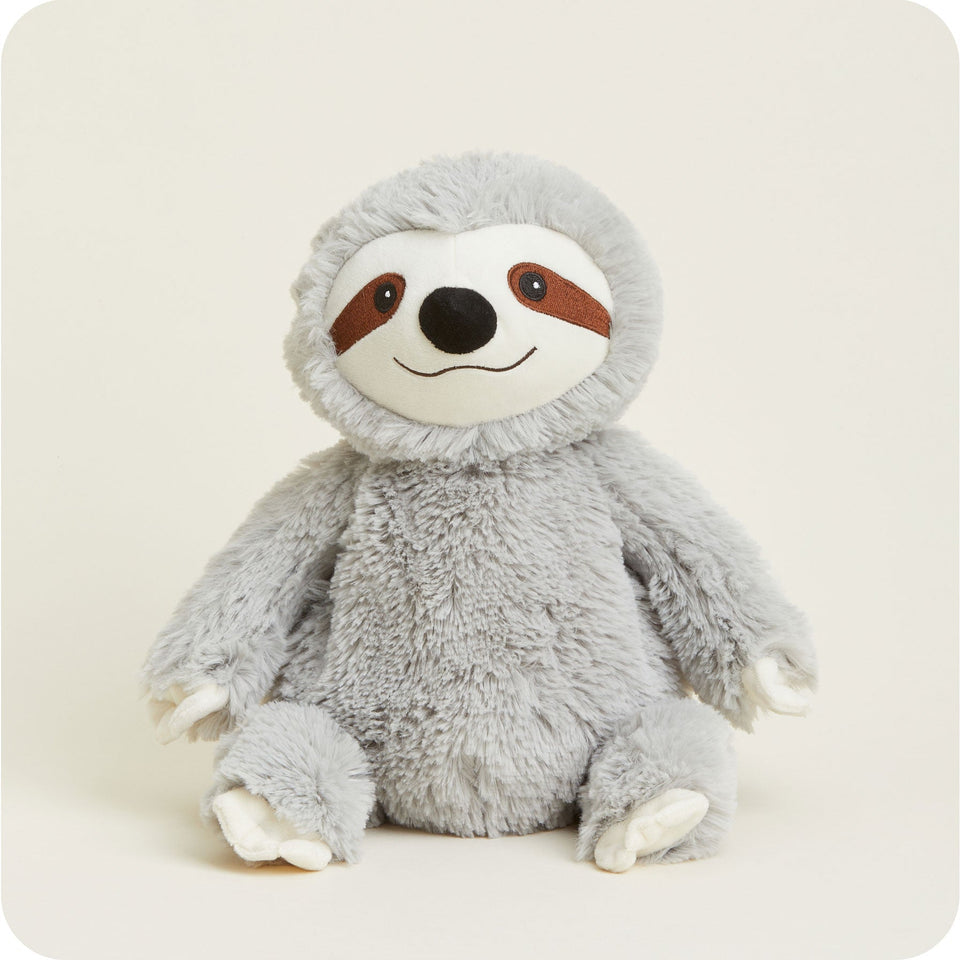 Gray Sloth Warmies - Cozy Glow