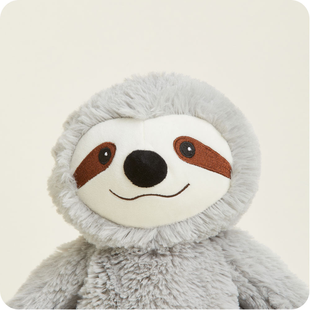 Gray Sloth Warmies - Cozy Glow