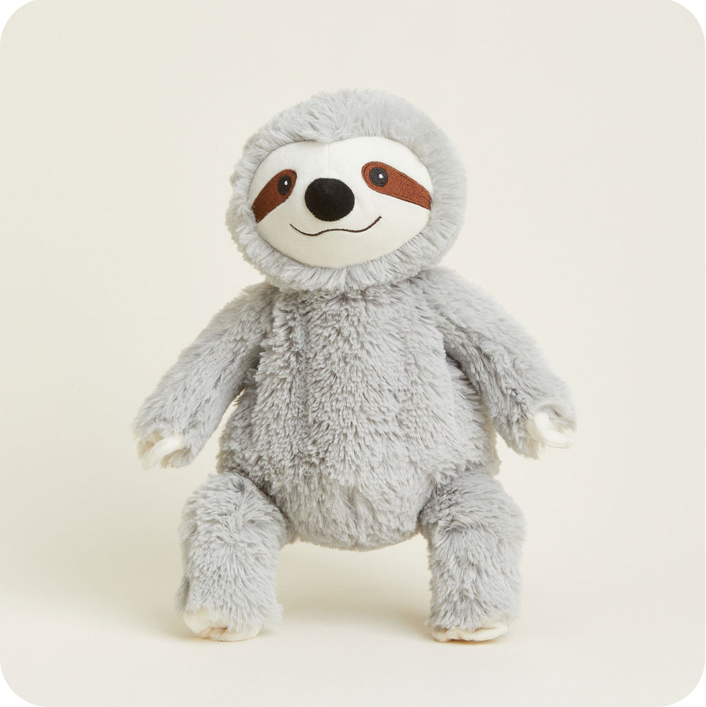 Gray Sloth Warmies - Cozy Glow