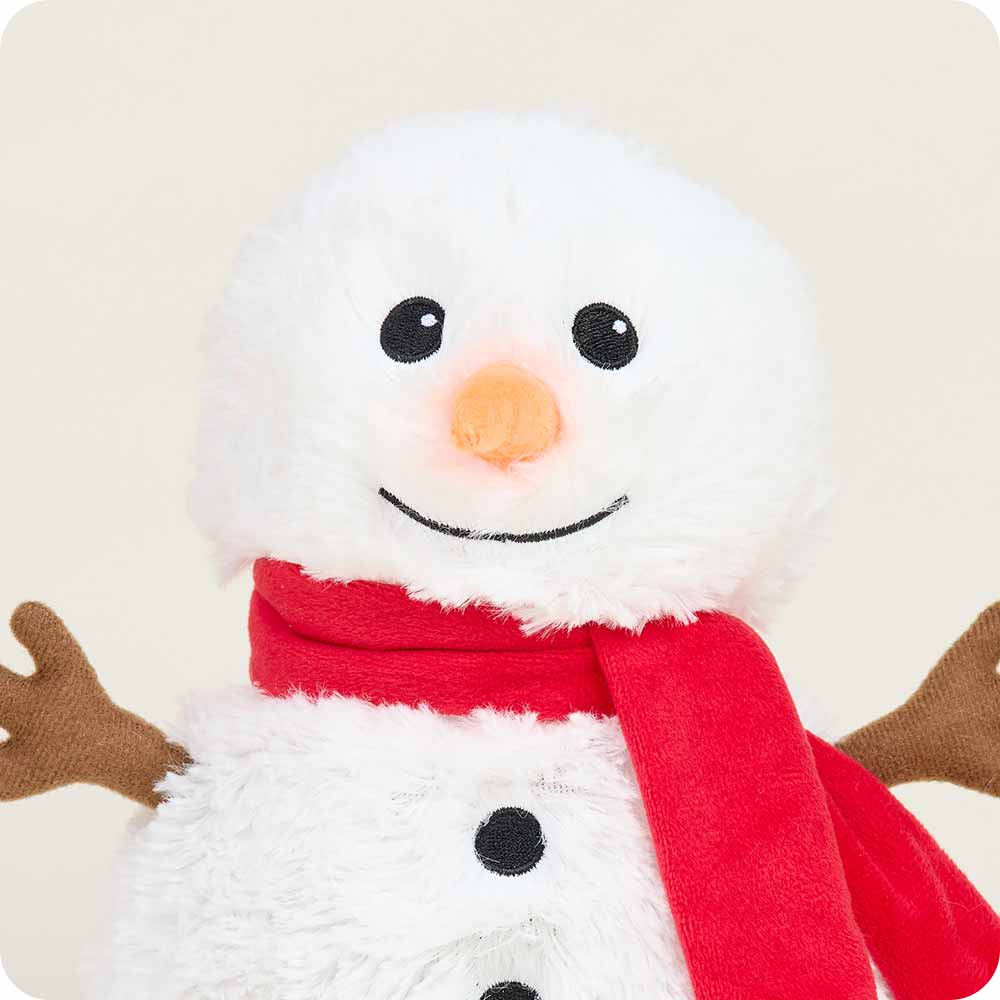 Red Scarf Snowman Warmies - Easy Spritz