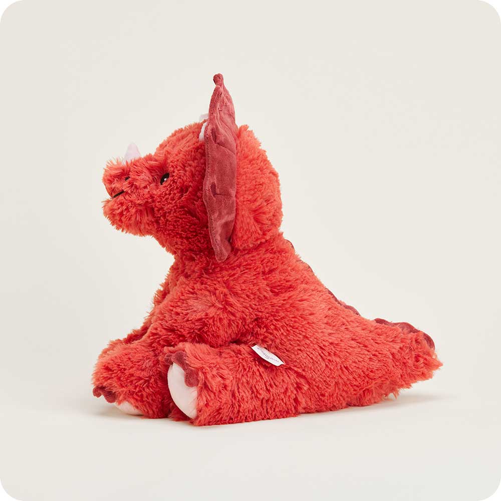 Red Triceratops Warmies - Home Glow