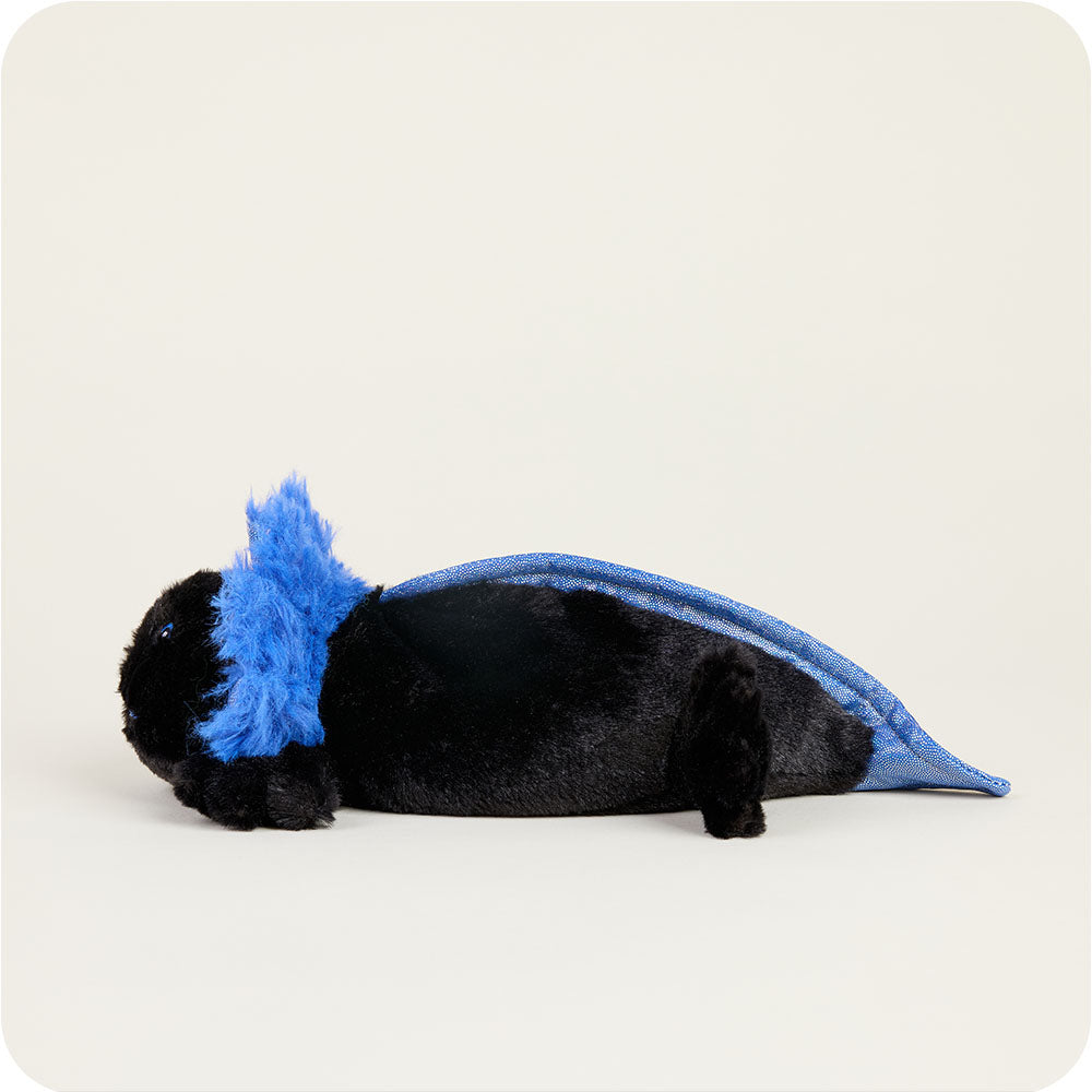 Black Axolotl Warmies Junior - Soft Glow
