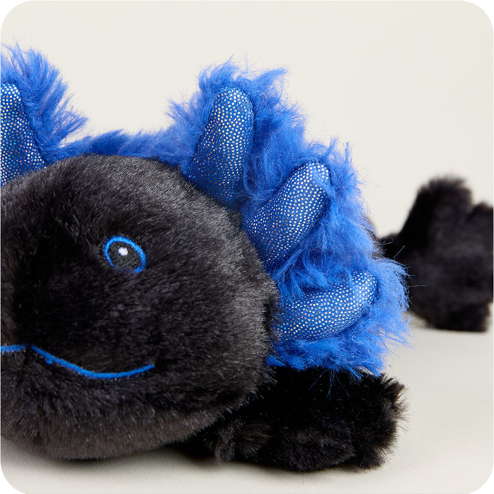 Black Axolotl Warmies Junior - Soft Glow