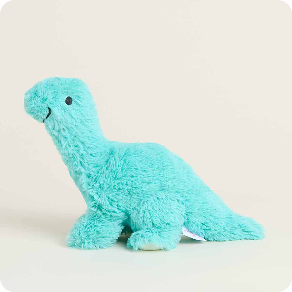 Teal Long Neck Dinosaur Warmies Junior - Warm Blend