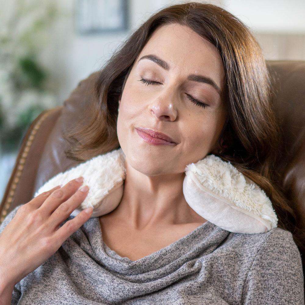 Cream Neck Wrap Warmies - Quick Grab