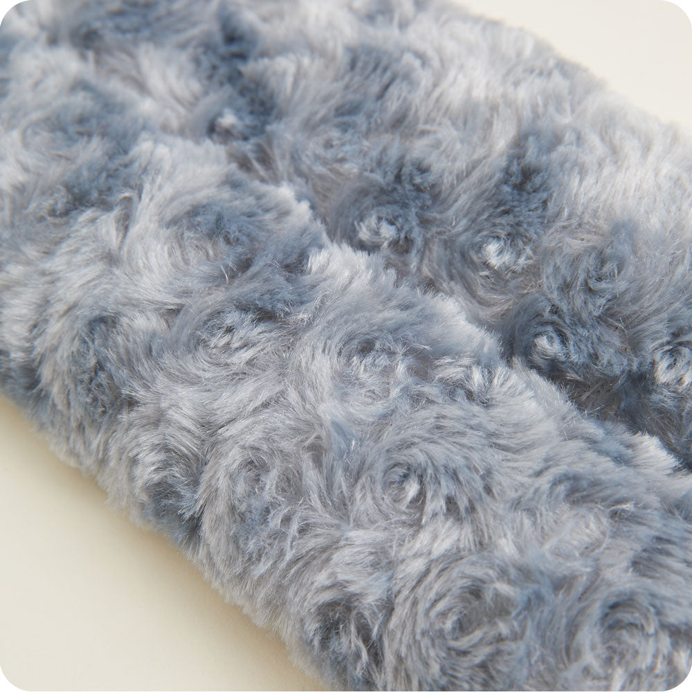 Curly Gray Neck Wrap Warmies - Easy Stow