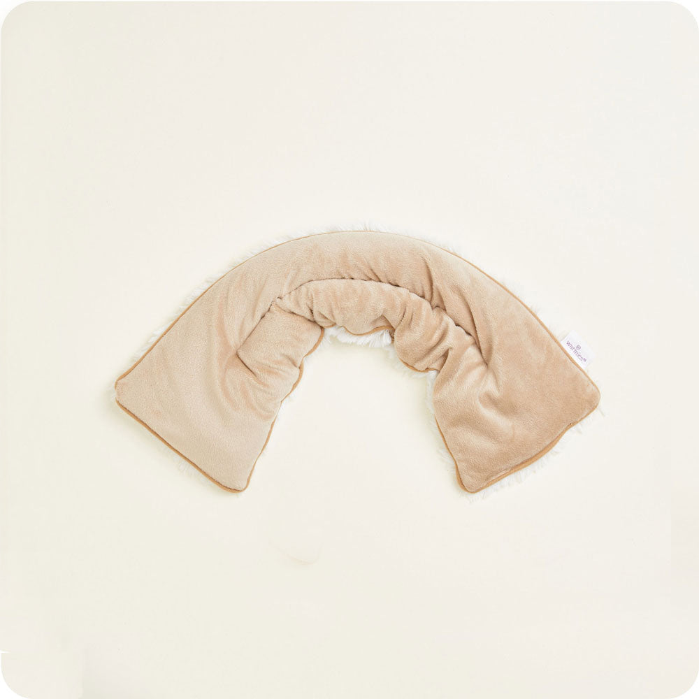 Marshmallow Brown Neck Wrap Warmies - Quick Grab