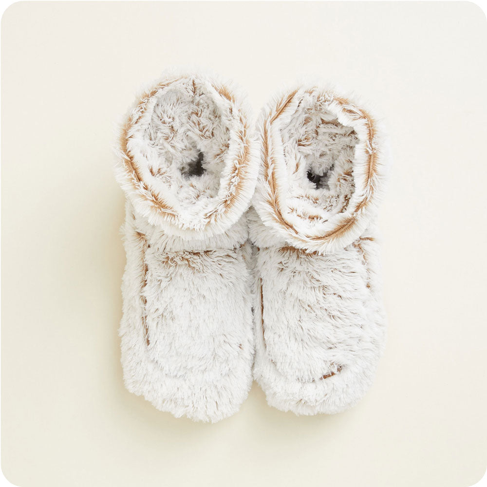 Marshmallow Brown Boots Warmies® - Clean Mood