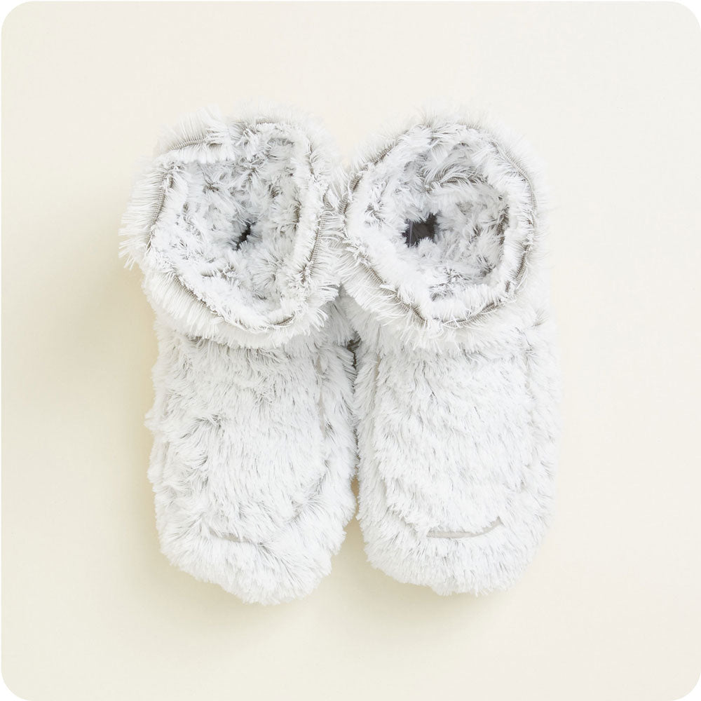 Marshmallow Gray Boots Warmies® - Clean Mood