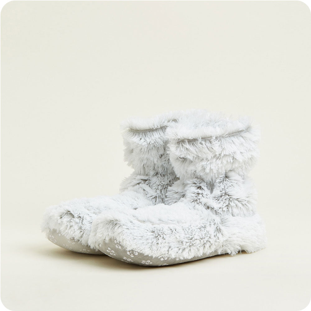 Marshmallow Gray Boots Warmies® - Clean Mood
