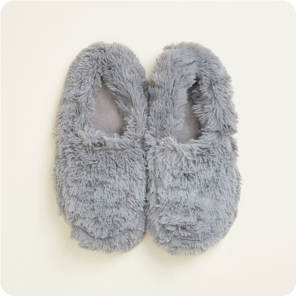 Gray Slippers Warmies® - Soft Glow