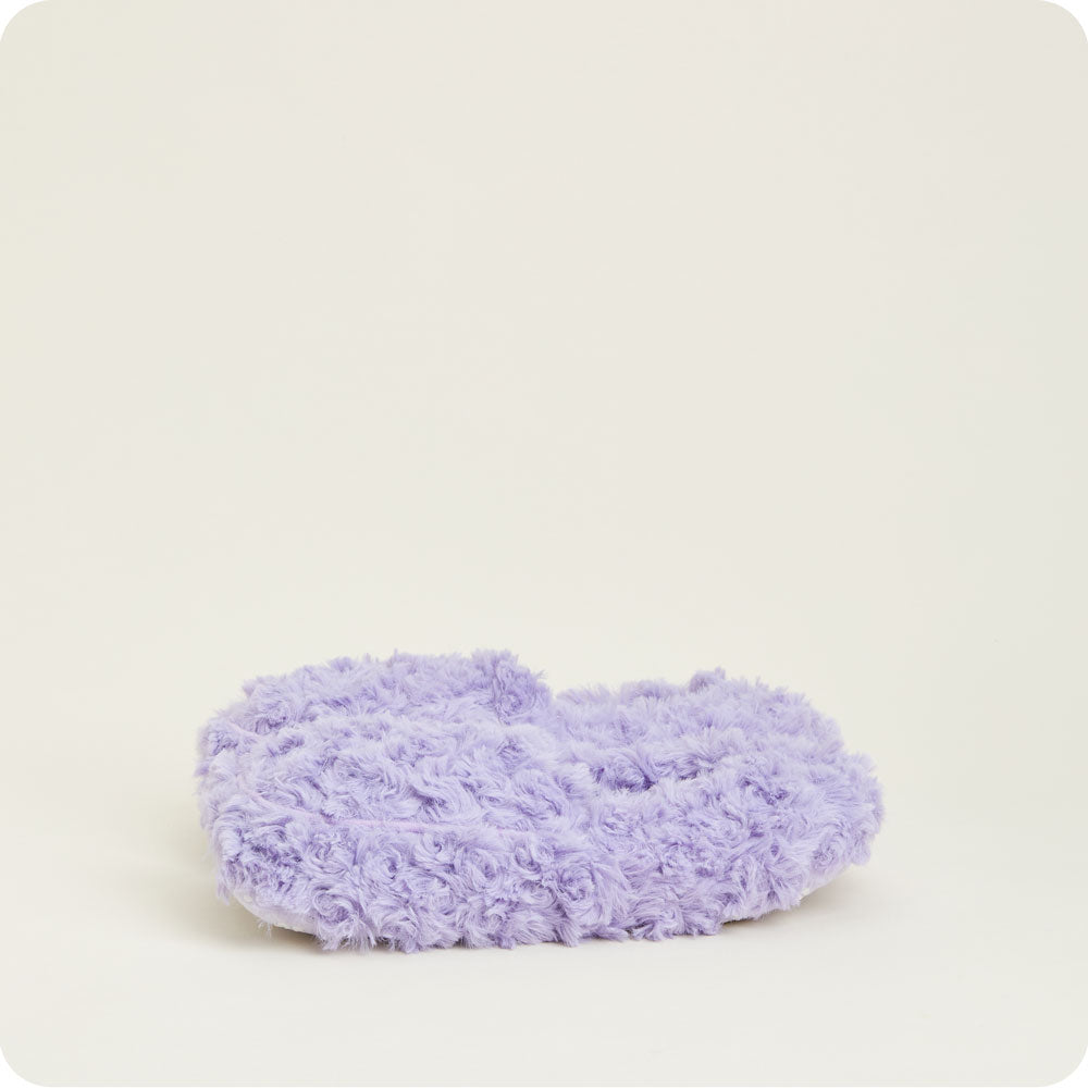 Curly Purple Slippers Warmies® - Cozy Glow
