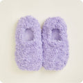 Curly Purple Slippers Warmies® - Cozy Glow