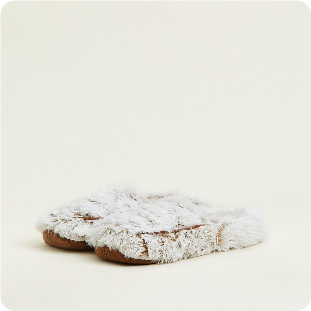 Marshmallow Brown Slippers Warmies® - Soft Glow