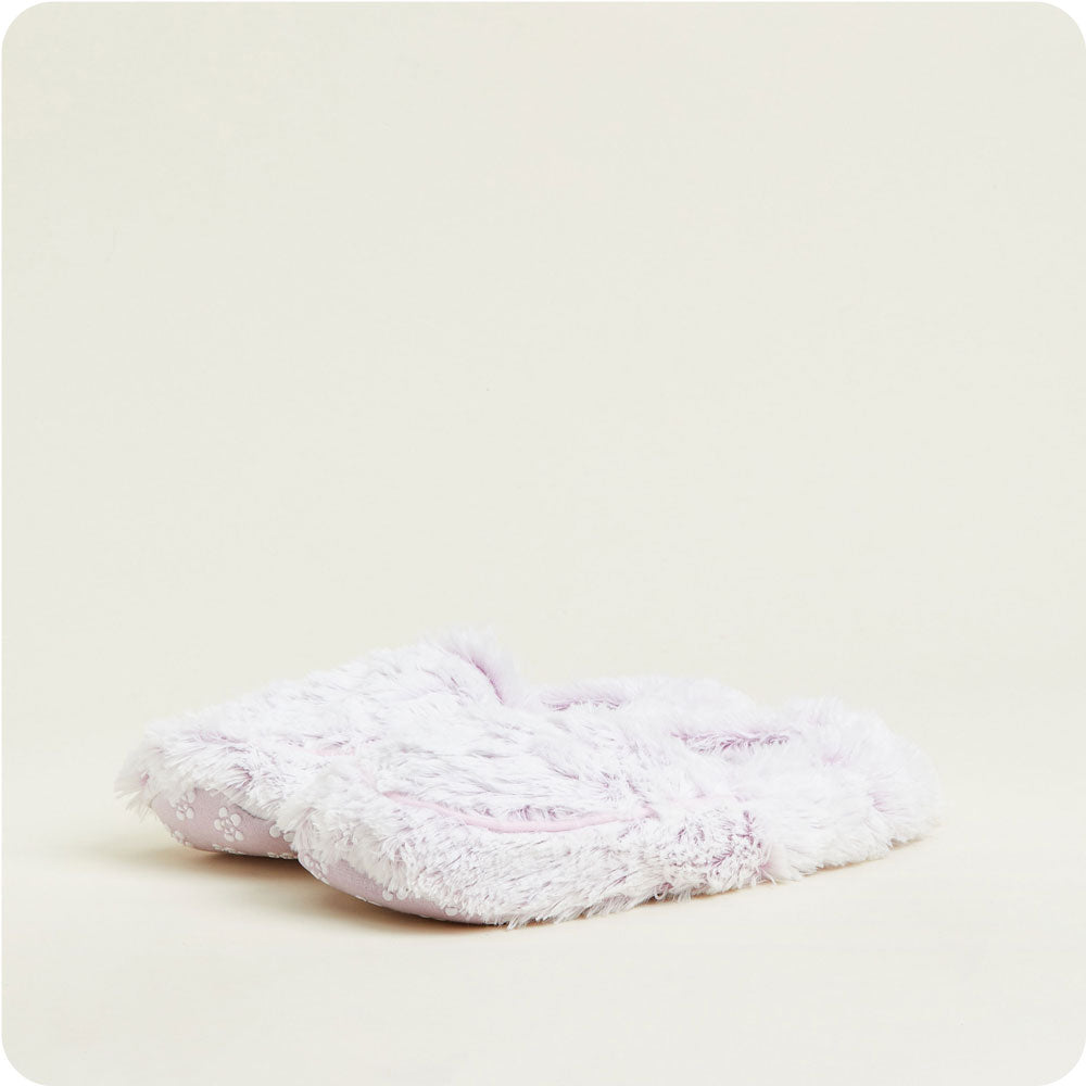 Marshmallow Lavender Slippers Warmies® - Classic Notes
