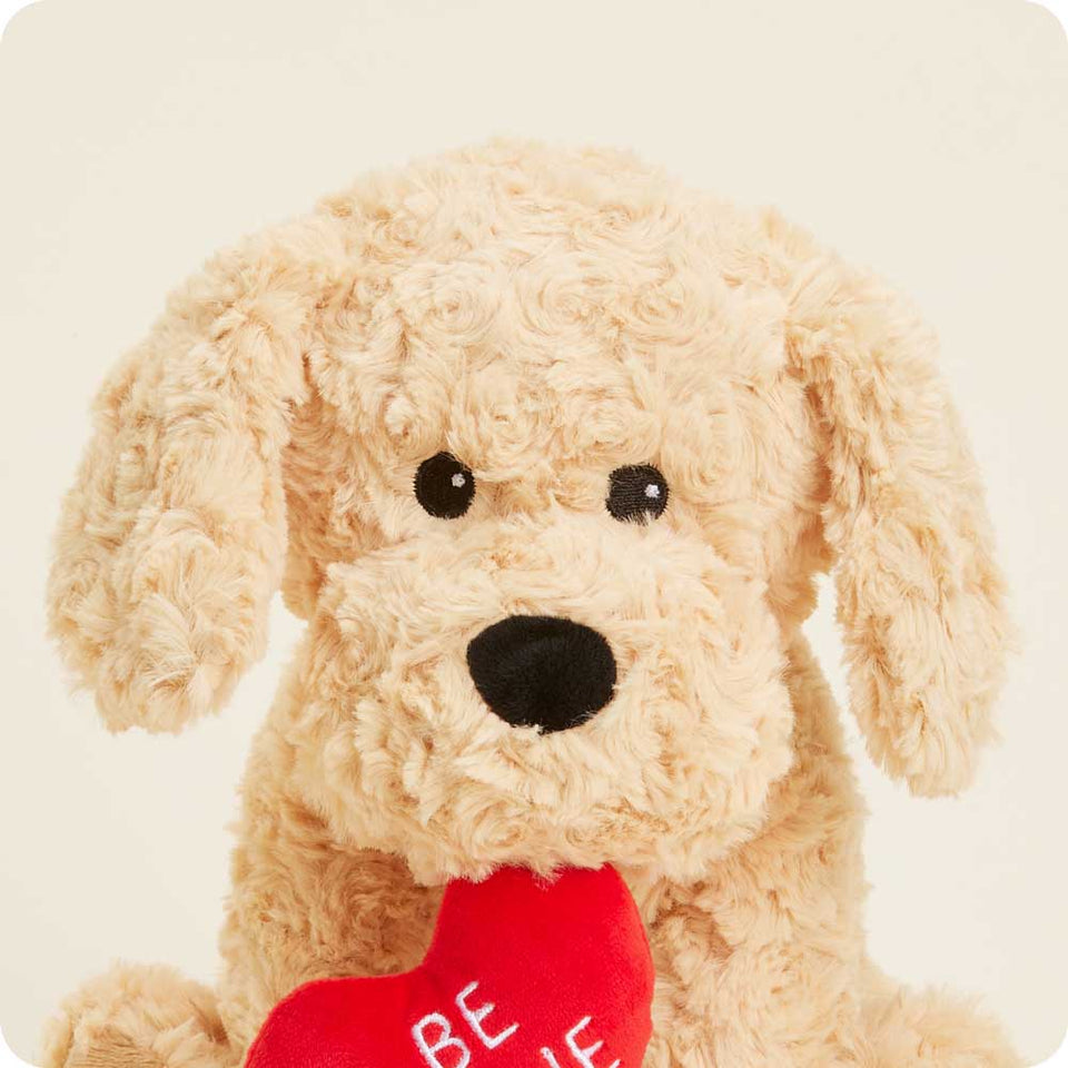 Be Mine Golden Dog Warmies - Easy Spritz