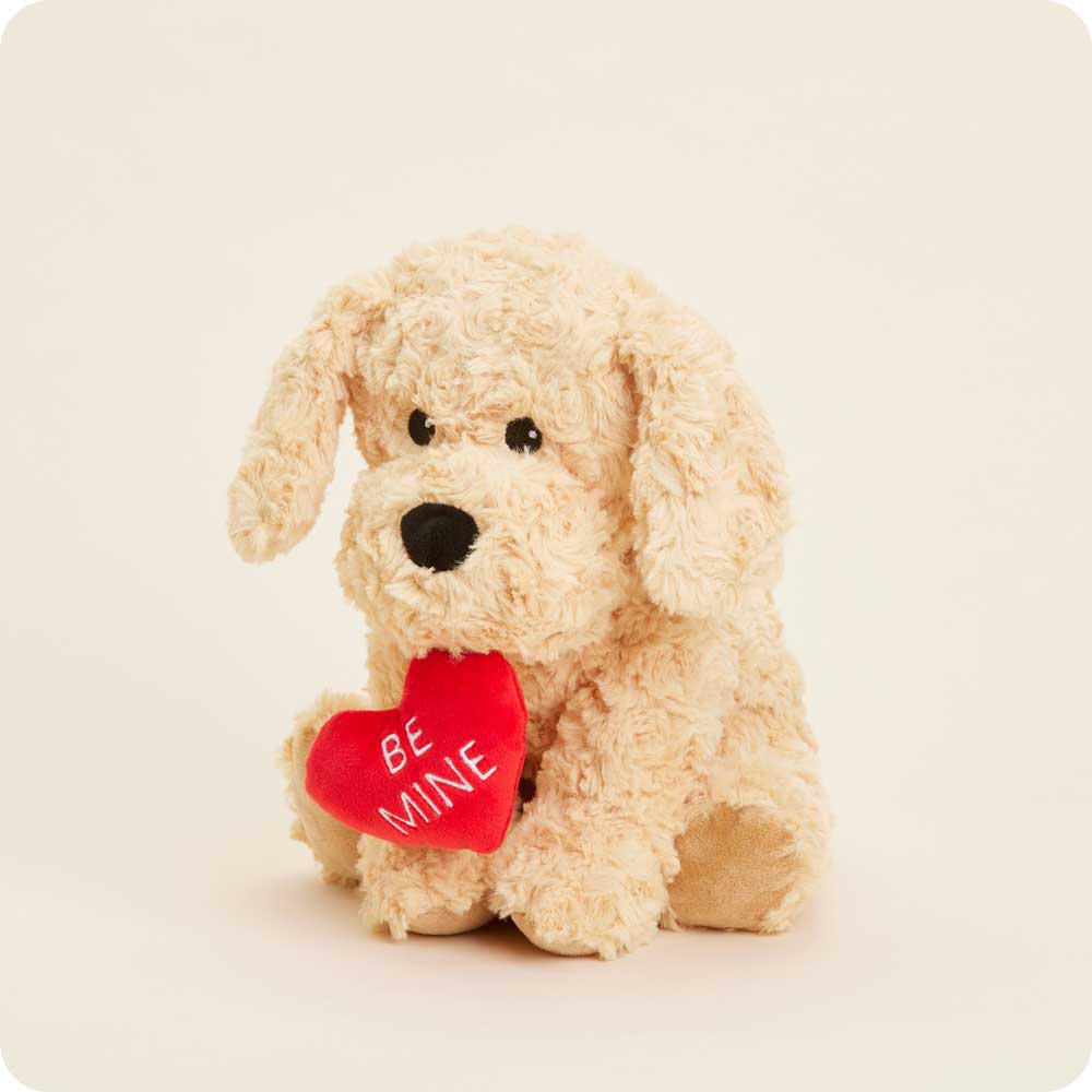 Be Mine Golden Dog Warmies - Easy Spritz