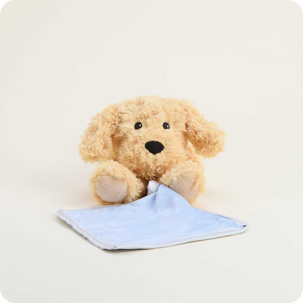 Golden Dog Blankie Warmies - Cozy Glow