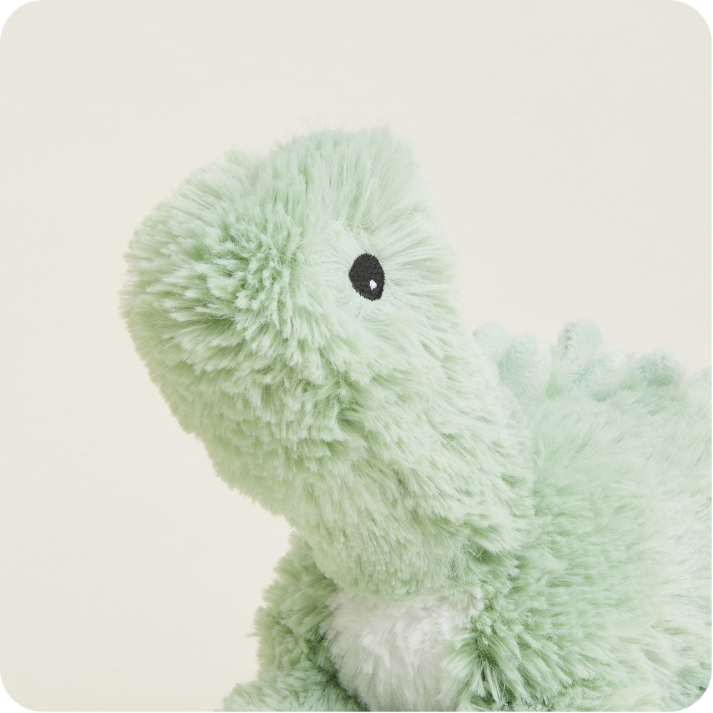 Green Long Neck Dinosaur Warmies - Cozy Glow