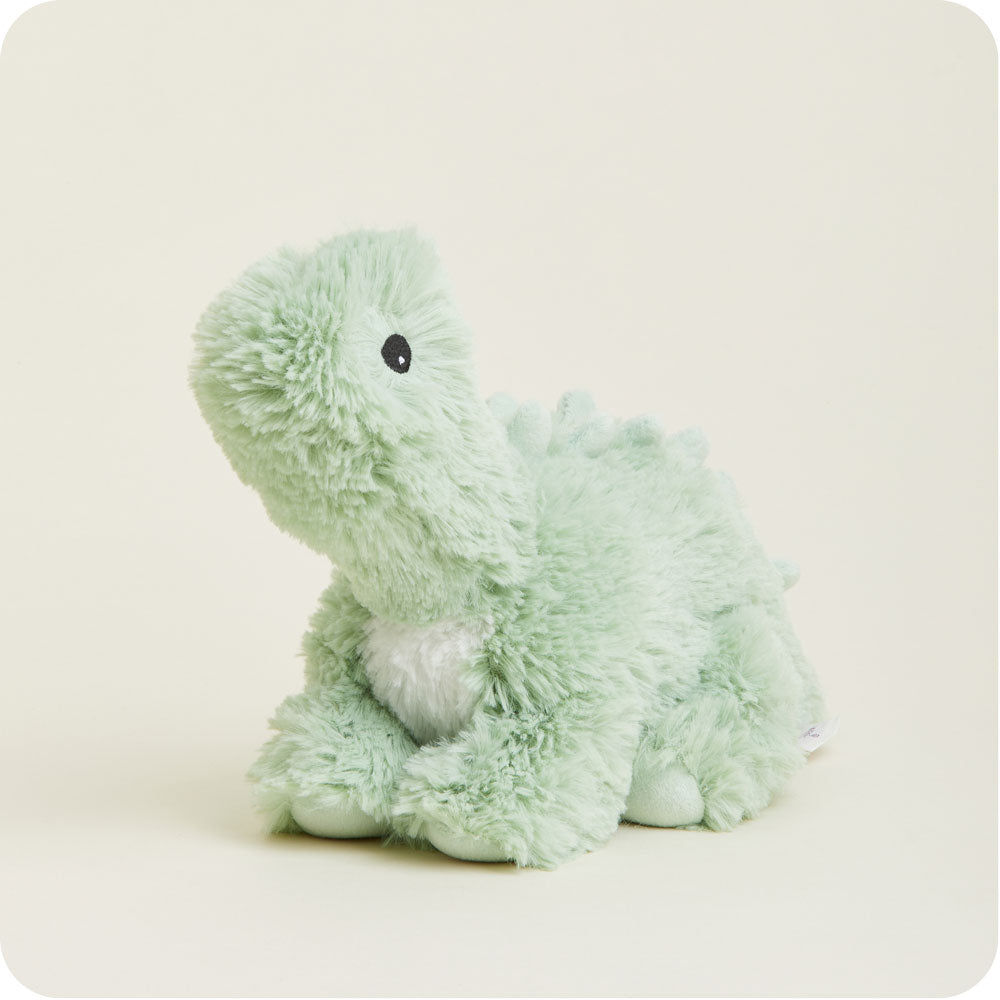 Green Long Neck Dinosaur Warmies - Cozy Glow