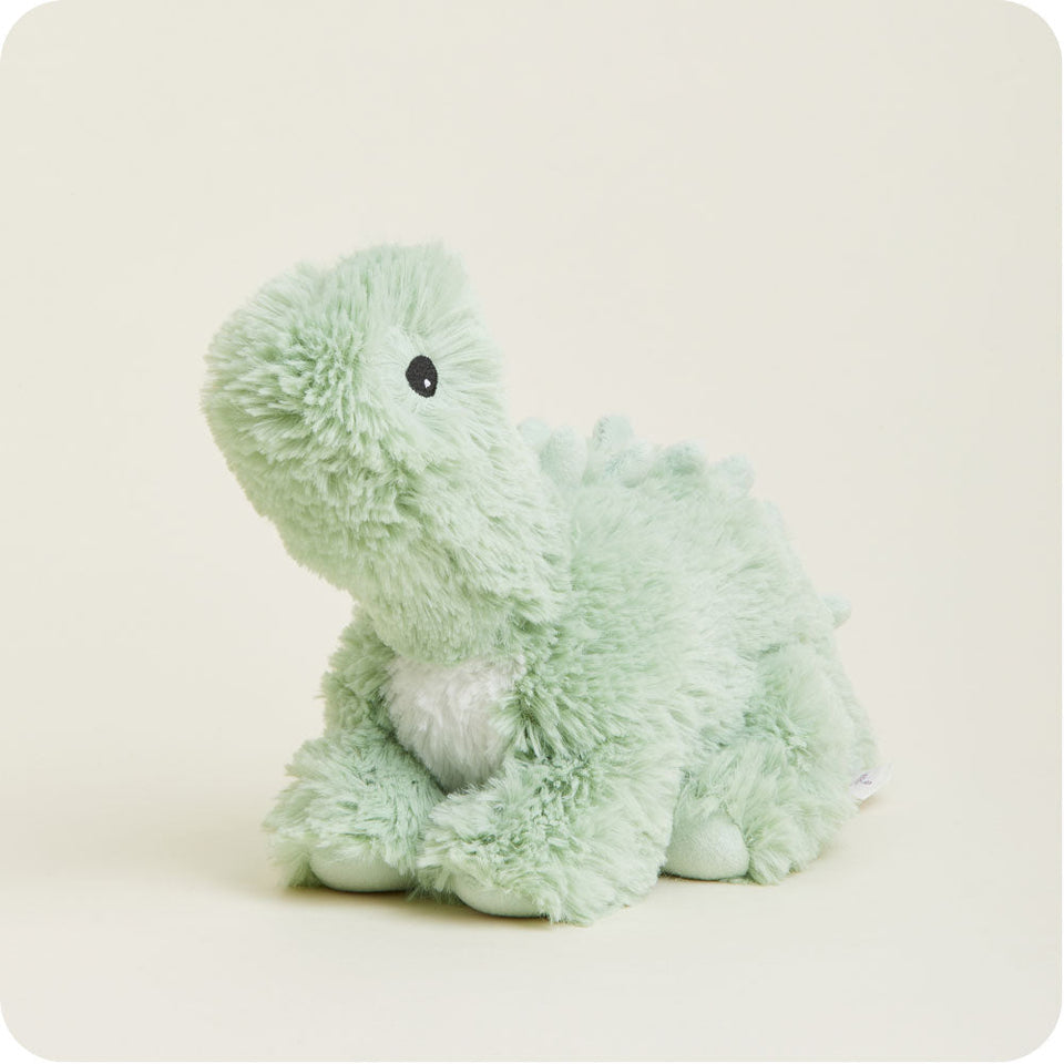 Green Long Neck Dinosaur Warmies - Cozy Glow