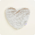 Marshmallow Brown Heart Heat Pad Warmies - Simple Care