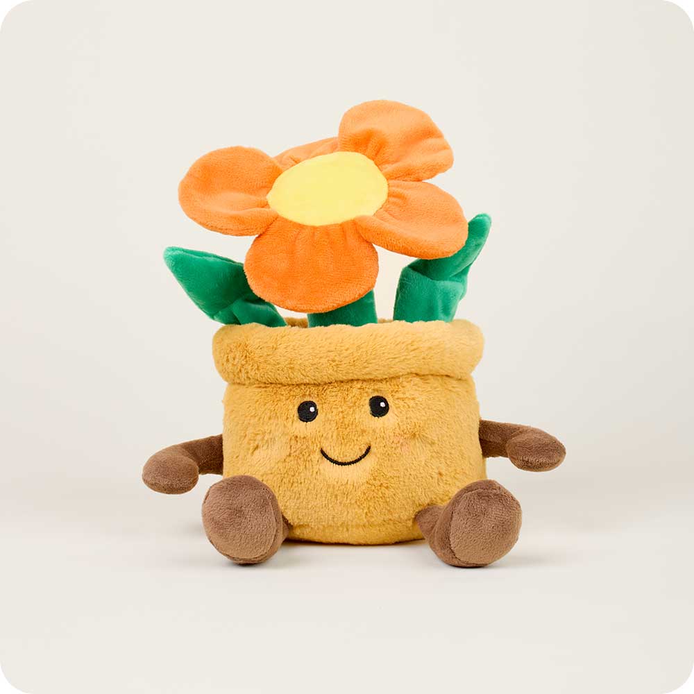 Orange Flower Pot Warmies - Warm Blend