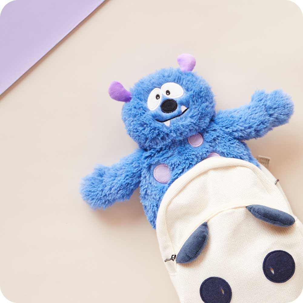 Blue Monster Warmies - Cozy Glow