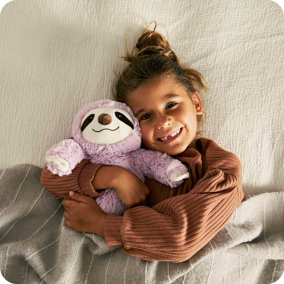 Purple Sloth Warmies - Warm Blend