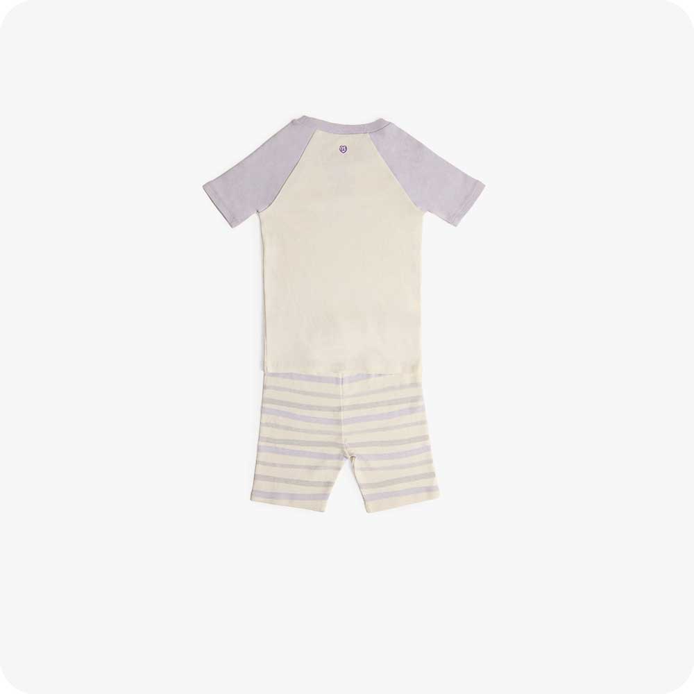 Marshmallow Bear Shorties Pajamas - Soft Snuggle